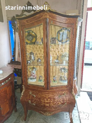 Барокова френска витрина , снимка 2 - Секции и витрини - 49188218