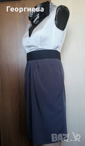Нова рокля H&M,в светло и тъмно сиво 👗🍀М,М/L👗🍀 арт.272, снимка 1 - Рокли - 27280788
