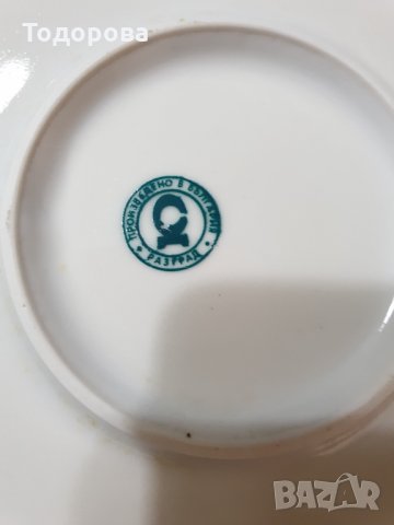 Порцеланово кръгло плато-Дянко Стефанов, снимка 5 - Чинии - 35156251