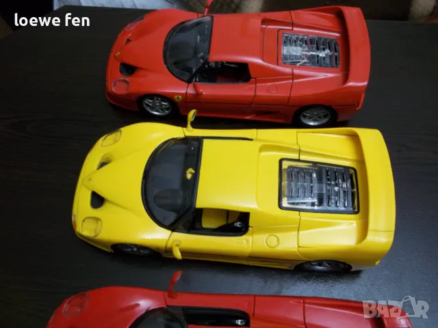 5 броя комплект Ferarri F50 Hard Top ferari ferrari - мащаб 1 18, снимка 11 - Колекции - 48384876