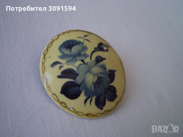 Руска ръчно рисувана Брошка , снимка 11 - Антикварни и старинни предмети - 40173672