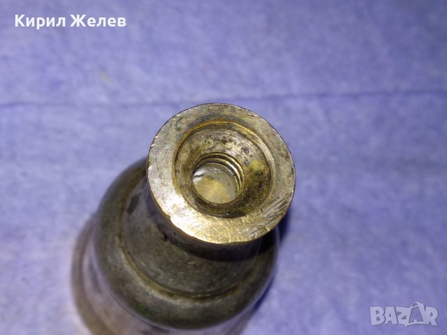 Стара ЧАШКА от МЕТАЛЕН ПОСРЕБРЕН ЦЪКОВЕН ТИП СВЕЩНИК от БЛАГОРОДНА СТОМАНА 41337, снимка 7 - Антикварни и старинни предмети - 43738766