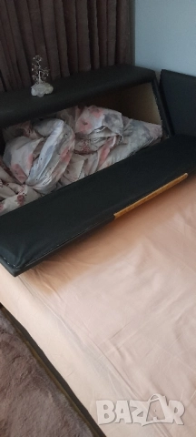 Нова спалня тапицирана с повдигащ механизъм, снимка 2 - Спални и легла - 51960210