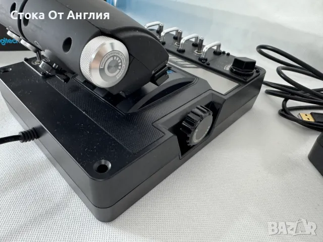 Джойстик контролер Logitech X56 HOTAS , снимка 6 - Аксесоари - 49977132