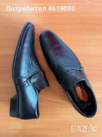 Мъжки официални обувки – естествена кожа, номер 40