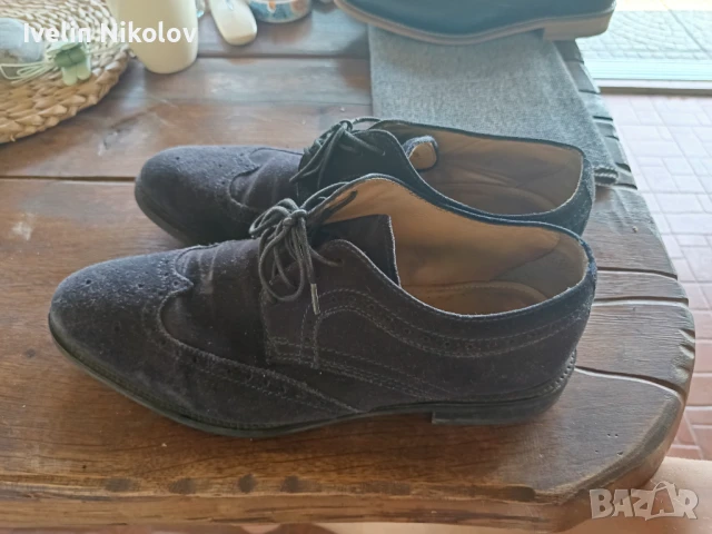 Официални велурени обувки