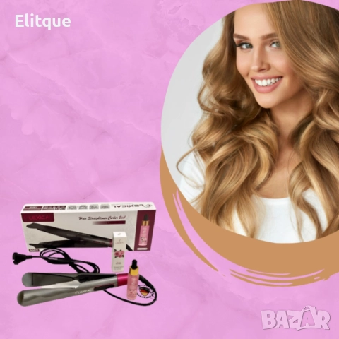 Преса за коса 2в1 Lexical, снимка 4 - Преси за коса - 52744069