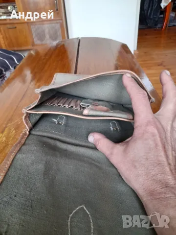 Стара командирска,офицерска чанта #19, снимка 4 - Антикварни и старинни предмети - 49662670