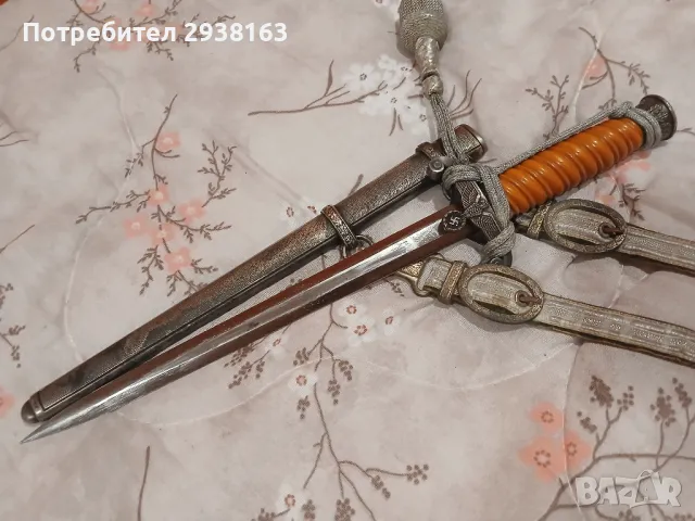 Общовойскови кортик Трети райх , снимка 3 - Антикварни и старинни предмети - 50423924