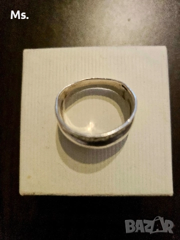 Сребърен пръстен (925), снимка 3 - Пръстени - 52198369