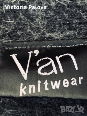 Голяма модерна жилетка V’AN вълна и ангора, снимка 10 - Жилетки - 42979315