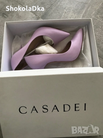 Уникални обувки Casadei , снимка 8 - Дамски обувки на ток - 51634321