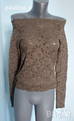 Маркова еластична блуза от дантела "Estelle" / голям размер , снимка 8 - Блузи с дълъг ръкав и пуловери - 44872602
