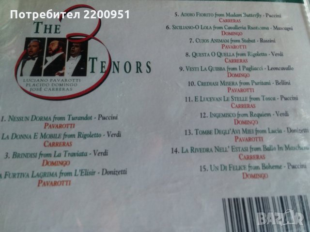 THE TENOR'S, снимка 5 - CD дискове - 33420747