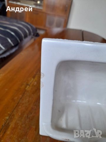 Стара фаянсова сапунерка #10, снимка 3 - Други ценни предмети - 52056581