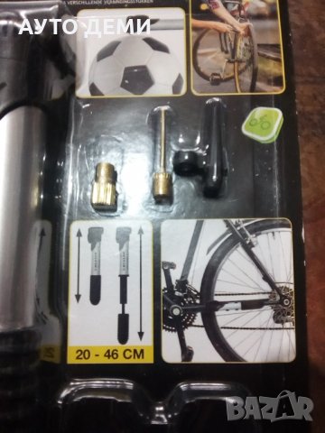 Мини ръчна помпа за гуми на велосипед колело марка Дънлоп Dunlop + подарък, снимка 4 - Аксесоари за велосипеди - 32532069
