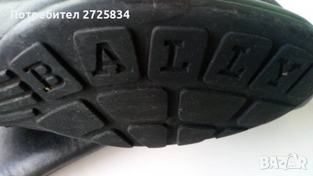 Високи ботуши, BALLY, черни, номер 38 1/2, снимка 11 - Дамски ботуши - 31625431