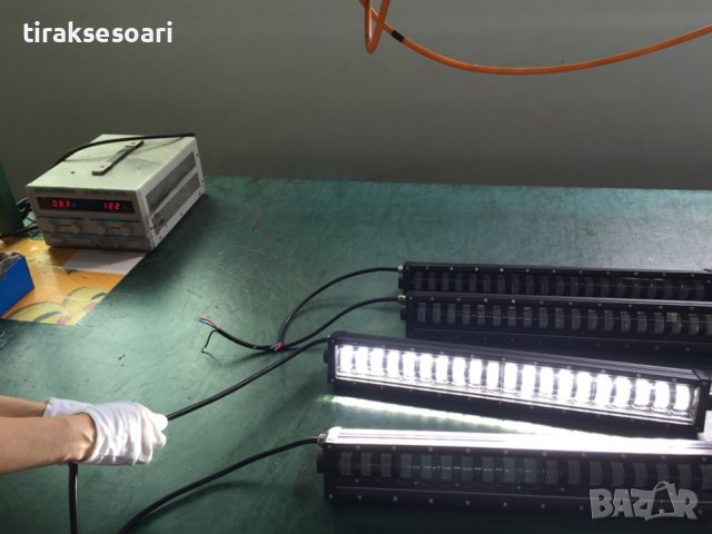 9D 63 СМ 400W Off-Road LED BAR с лупи Hi/Lo Къси и Дълги Светлини, снимка 6 - Аксесоари и консумативи - 43700328