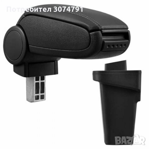 Подлакътник Барче Ford Focus 2011 до 2015 Форд Фокус МК3 Черен Кожа