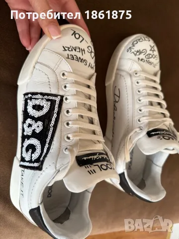 Кецове DOLCE&GABBANA, ест кожа, снимка 3 - Кецове - 49530355