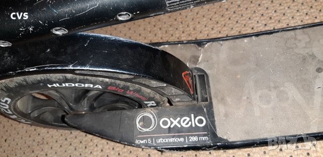 ТРОТИНЕТКИ OXELO, 2 амортисьора, силиконови колела 200мм, снимка 7 - Скейтборд, ховърборд, уейвборд - 27852735