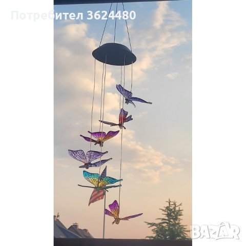 Цветни соларни камбанки, снимка 8 - Соларни лампи - 43127934