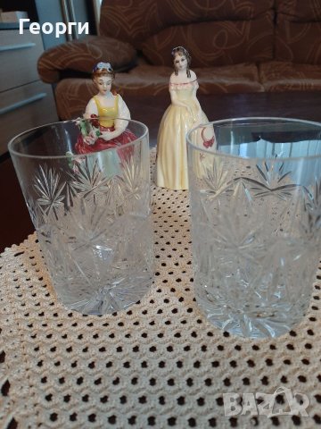 Кристални чаши за уиски,водка, снимка 4 - Сервизи - 40261589