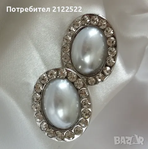 Обеци на клипс, снимка 9 - Обеци - 40874930