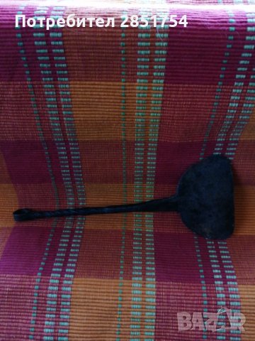 Старинна шпатула за пещ от ковано желязо , снимка 9 - Антикварни и старинни предмети - 36609119