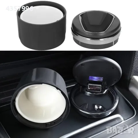 Пепелник с диод за автомобил, JC-061, PG90, снимка 2 - Аксесоари и консумативи - 50434011