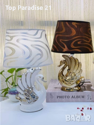 Лампа-лебед - нощно осветление с формата на грациозен лебед, снимка 1 - Настолни лампи - 44853093