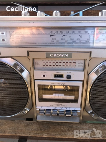 Crown CSC-950L – Красив радиокасетофон от Япония!, снимка 6 - Радиокасетофони, транзистори - 52690160