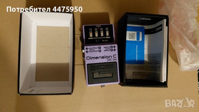 Ефекти за китара и бас, BOSS BCB-90X, кабели, SD-1w, DC-2w и TU-3w, снимка 4 - Други - 52162677