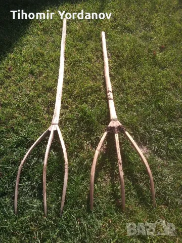 Дървени вили.-2 броя., снимка 4 - Антикварни и старинни предмети - 48011711