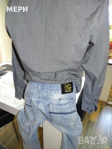 ПРОМО 2бр. Маркови дрехи дънки Dolce & Gabbana + риза, снимка 11 - Ризи - 22061198