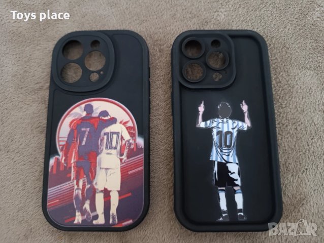 Кейсове с футболисти за iPhone 15, iPhone 15pro, iPhone 16 с Меси и Роналдо Messi and Ronaldo , снимка 6 - Калъфи, кейсове - 50805380