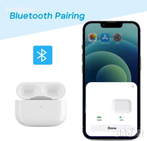 Оригинален резервен калъф за зареждане Saliop, съвместим с Air Pods Pro 1 и Pro 2 поколение, снимка 6 - Аксесоари за Apple - 50578077