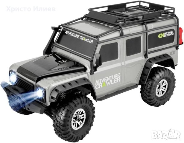 Акумулаторен Джип Кола Автомобил 4х4 Мощен мотор RC с Батерия зарядно 1:10