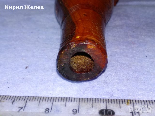 Стара РЪЧНО ИЗРАБОТЕНА от ДЪРВО ГАЗЕНА ЛАМПА За РЕТРО ИНТЕРИОР в МЕХАНА БИТОВ КЪТ КОЛЕКЦИЯ 41416, снимка 9 - Декорация за дома - 43590960