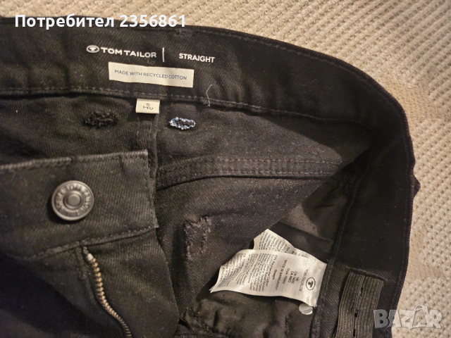 Детски дънки- черни, снимка 3 - Детски панталони и дънки - 53383563