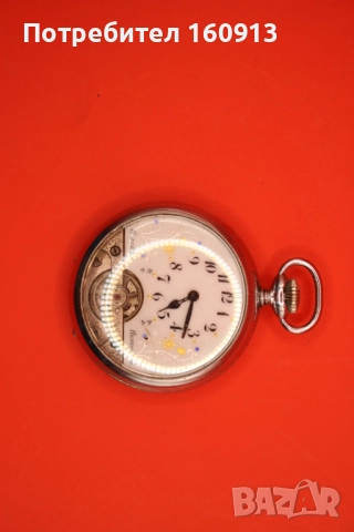 Швейцарски джобен часовник HEBDOMAS 8 Days - Осмодневен., снимка 4 - Колекции - 51450585