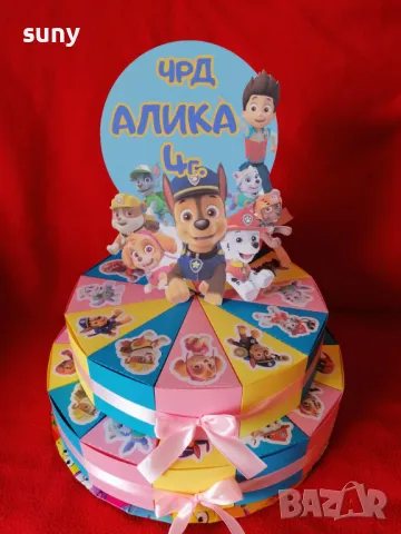 Картонена торта Еднорог, снимка 10 - Други - 49723414