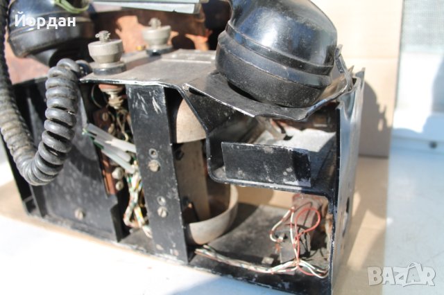 Стар военен телефон 1930-та година, снимка 8 - Антикварни и старинни предмети - 44069824