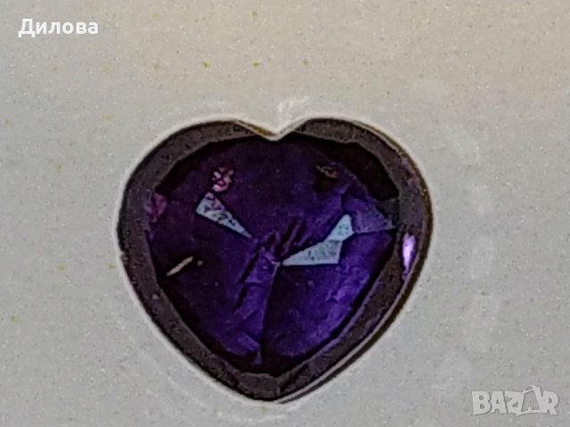 Сертифициран нетретиран променящ цвета си сапфир  сърце-1.08 ct, снимка 10 - Други - 43798355
