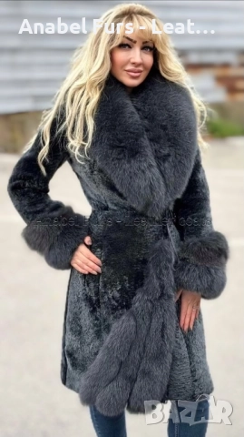 Дамски палта от естествена   кожа, снимка 5 - Палта, манта - 51996111