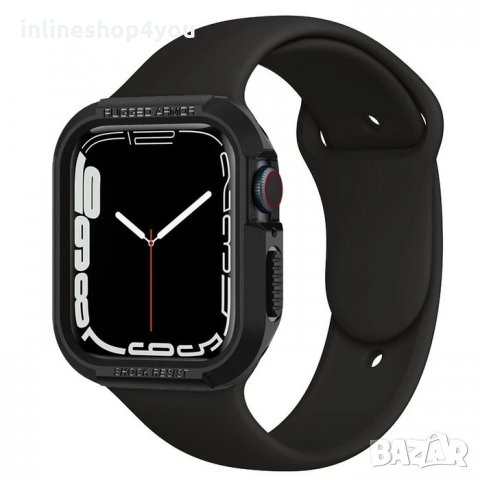 Удароустойчив Кейс Протектор за Apple Watch 7 6 5 SE 40 41 44 45mm 3D, снимка 1