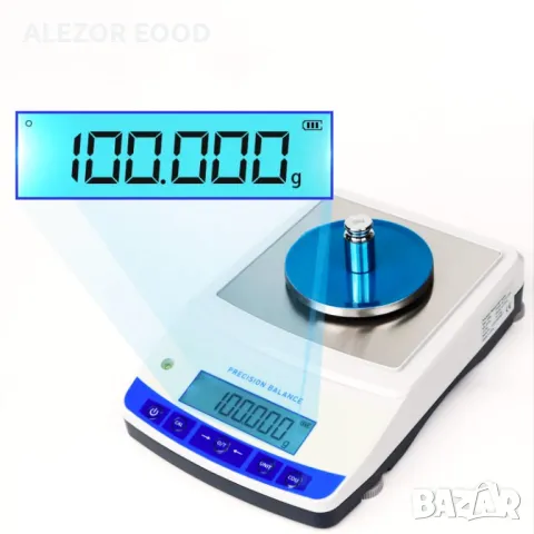 Прецизна везна 500гр., Резолюция 0.001 гр. С кал. тежест 200гр.,4325, снимка 2 - Друго търговско оборудване - 49930690