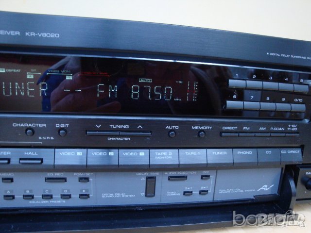 KENWOOD KR-V8020 ,захранване 450W , 13кг ,ресийвър, 2х100W, снимка 6 - Ресийвъри, усилватели, смесителни пултове - 43232255