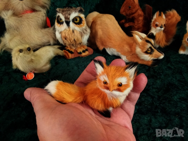 Плюшени играчки - Занаяти с кожа,лисица,тюлен,бухал,катерица, снимка 10 - Колекции - 51464721