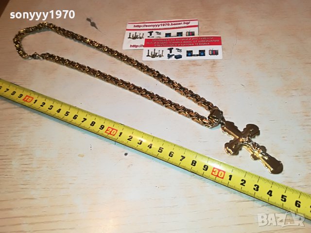 ГОТИН ПОЗЛАТЕН ЛАНЕЦ ЗА ВРАТА 3108221010, снимка 6 - Колекции - 37853104